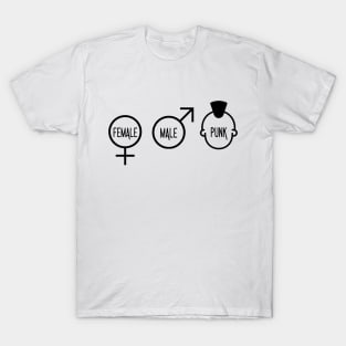 The Genders – Female, Male, Punk T-Shirt